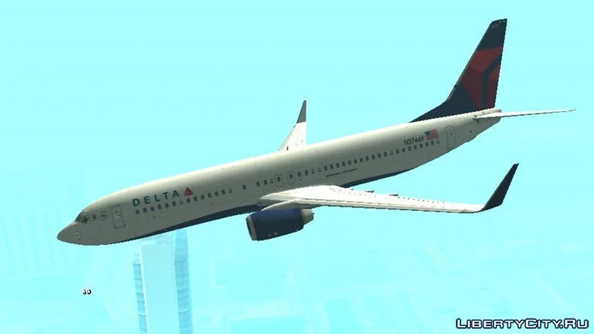 B737-800 Delta Airlines  / GTA San Andreas (iOS, Android)