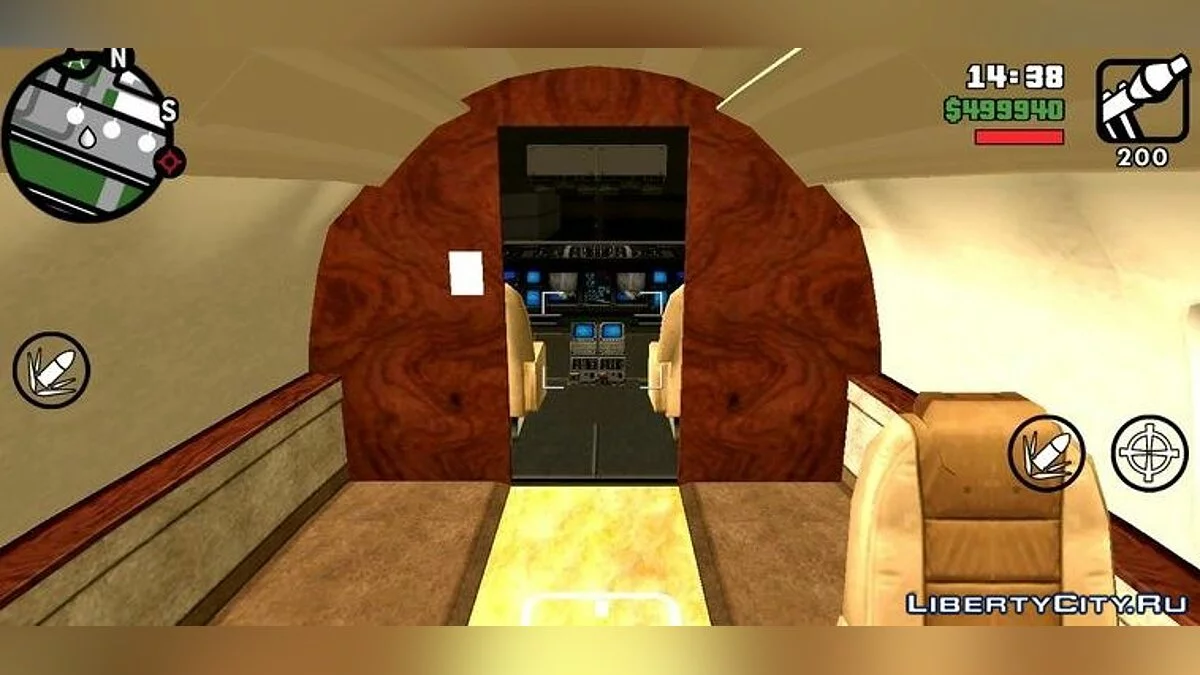 Enterable Shamal  / GTA San Andreas (iOS, Android)