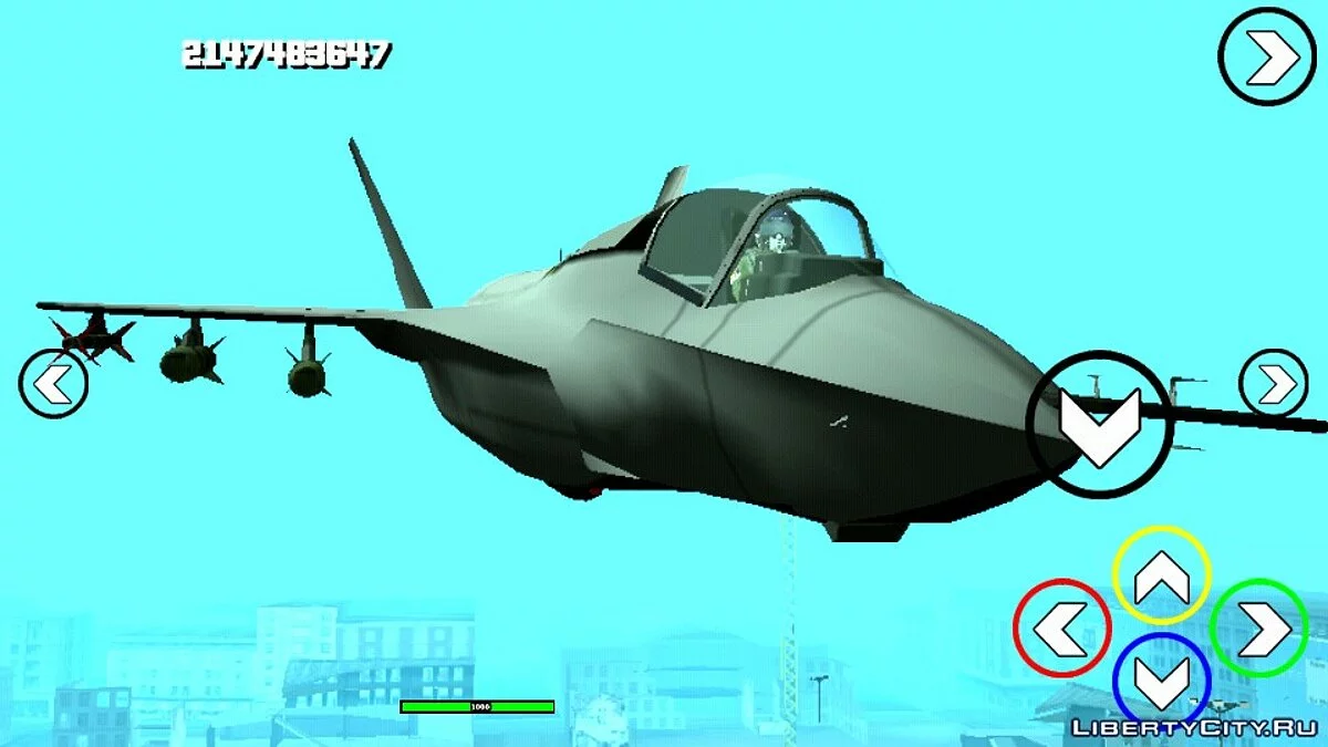 F-35 hydra (только DFF) / GTA San Andreas (iOS, Android)