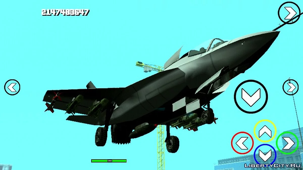 F-35 hydra (только DFF) / GTA San Andreas (iOS, Android)