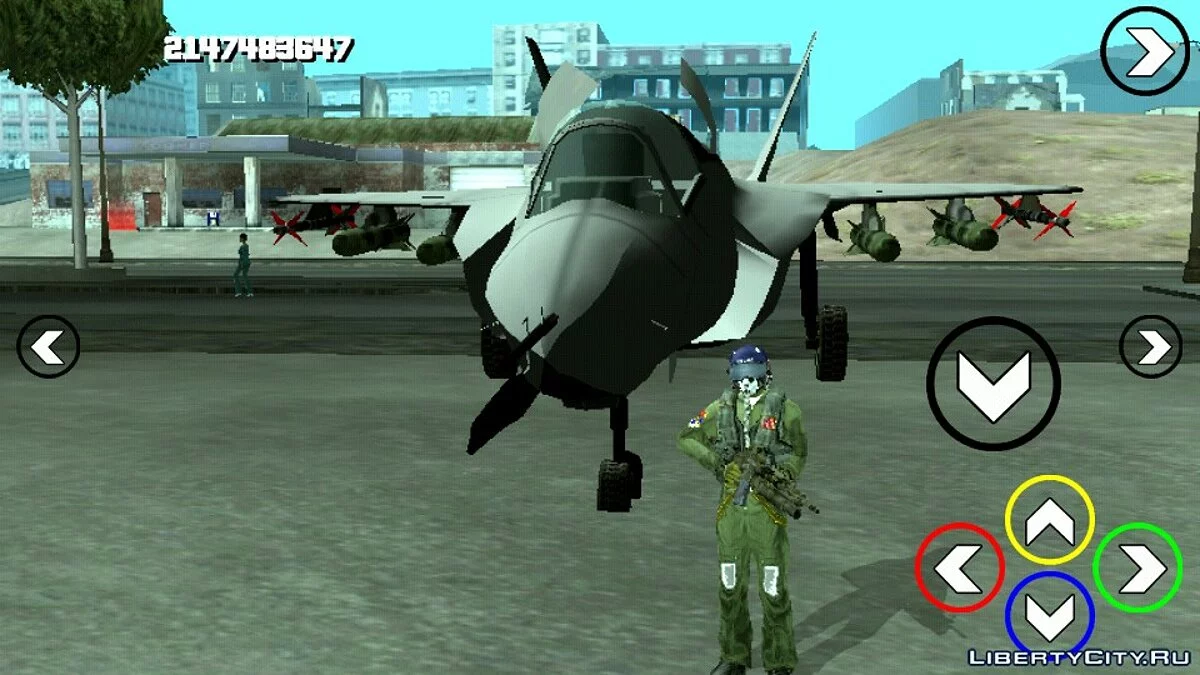 F-35 hydra (только DFF) / GTA San Andreas (iOS, Android)