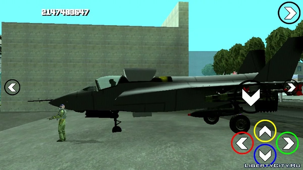 F-35 hydra (только DFF) / GTA San Andreas (iOS, Android)