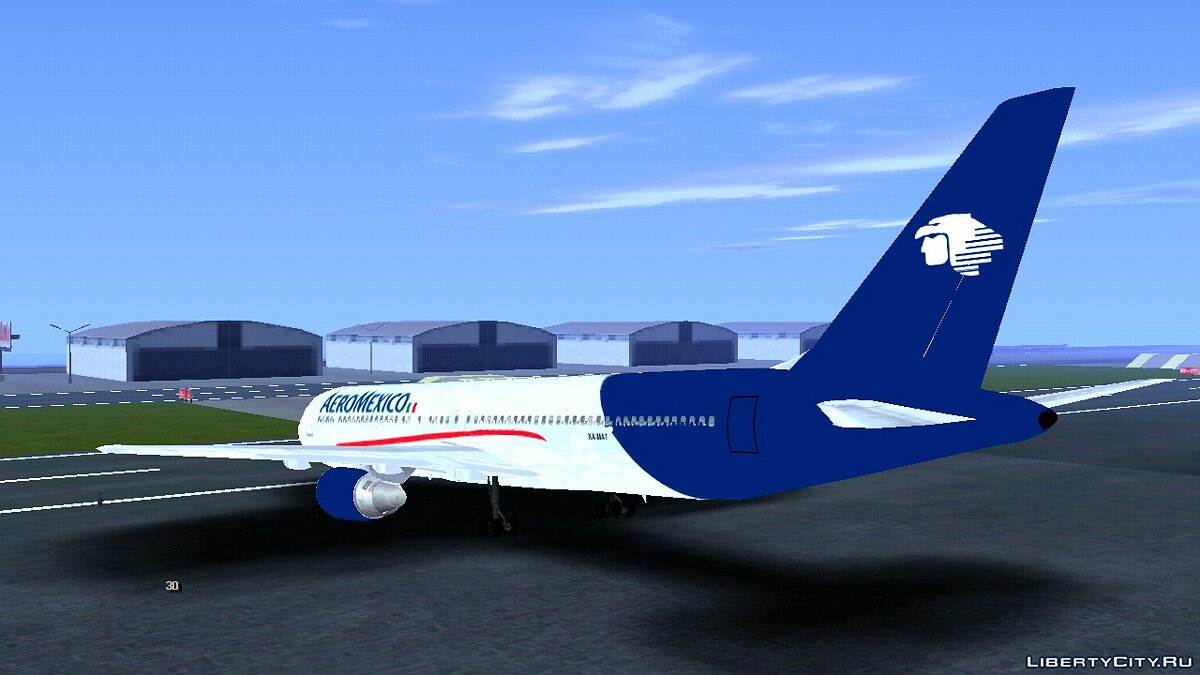 Скачать Boeing 767-300 Aeromexico для GTA San Andreas (iOS, Android)