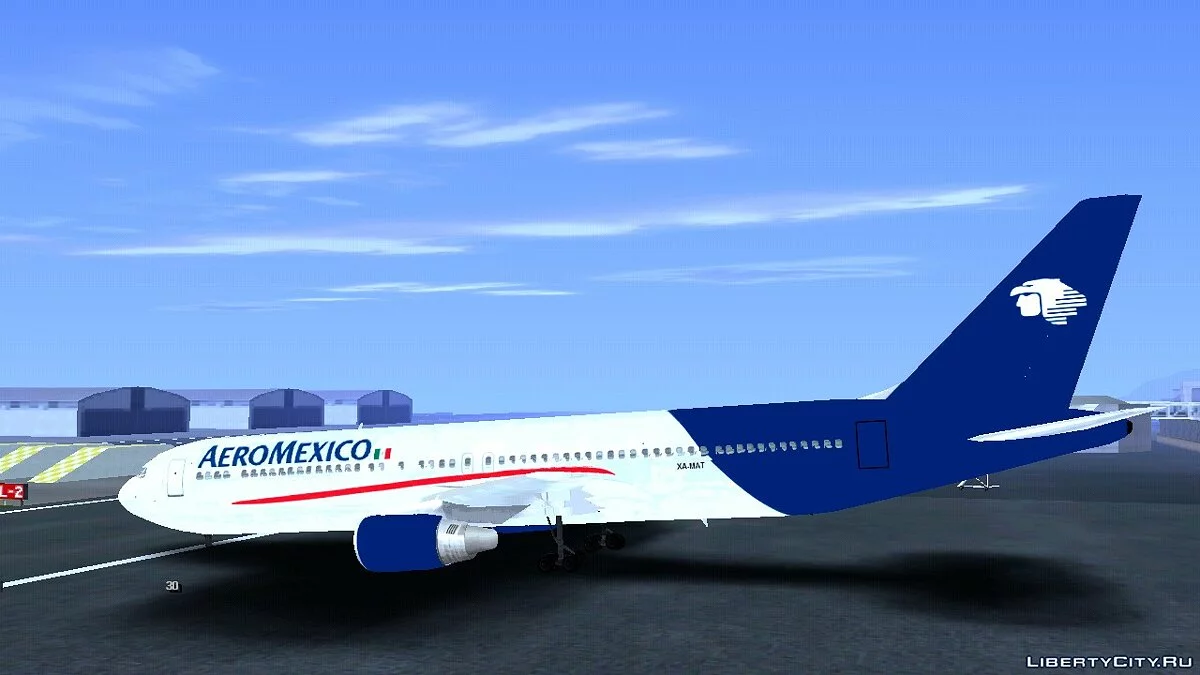 Boeing 767-300 Aeromexico / GTA San Andreas (iOS, Android)