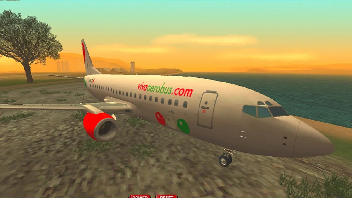 Boeing 737 «VivaAerobus»  / GTA San Andreas (iOS, Android)