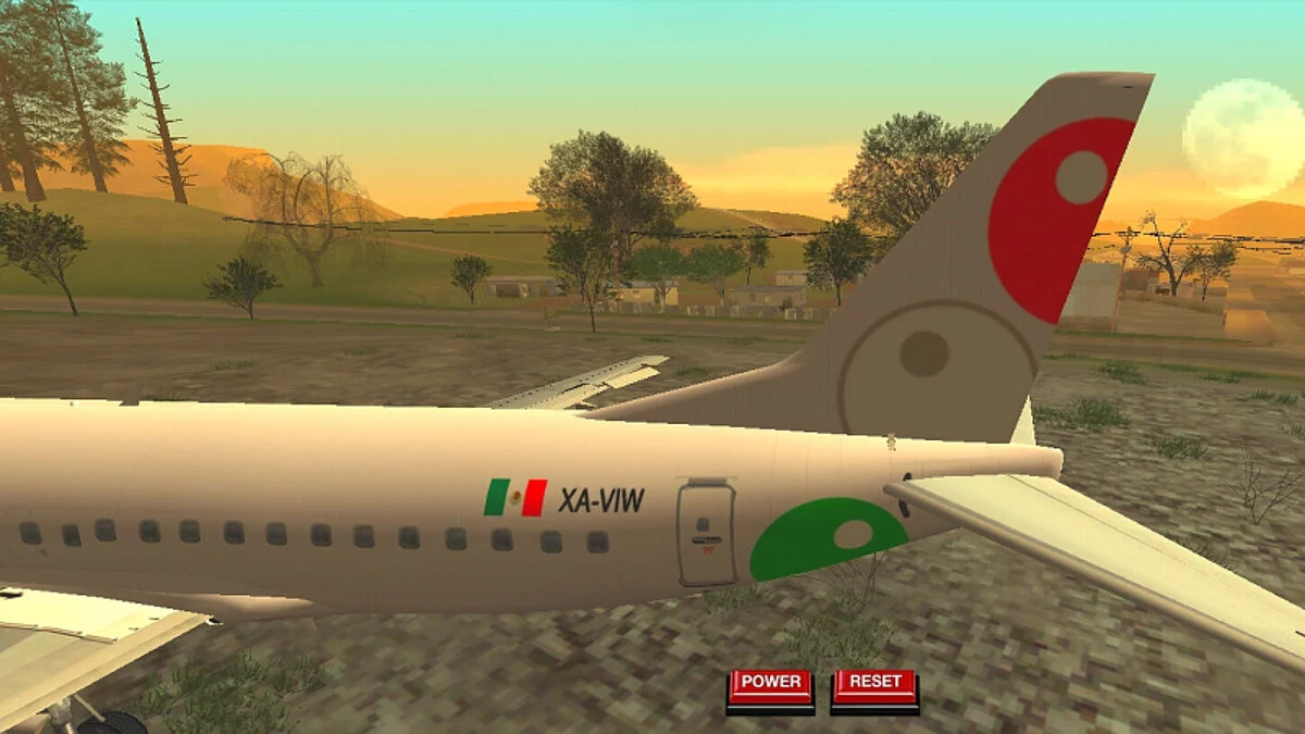 Boeing 737 «VivaAerobus»  / GTA San Andreas (iOS, Android)