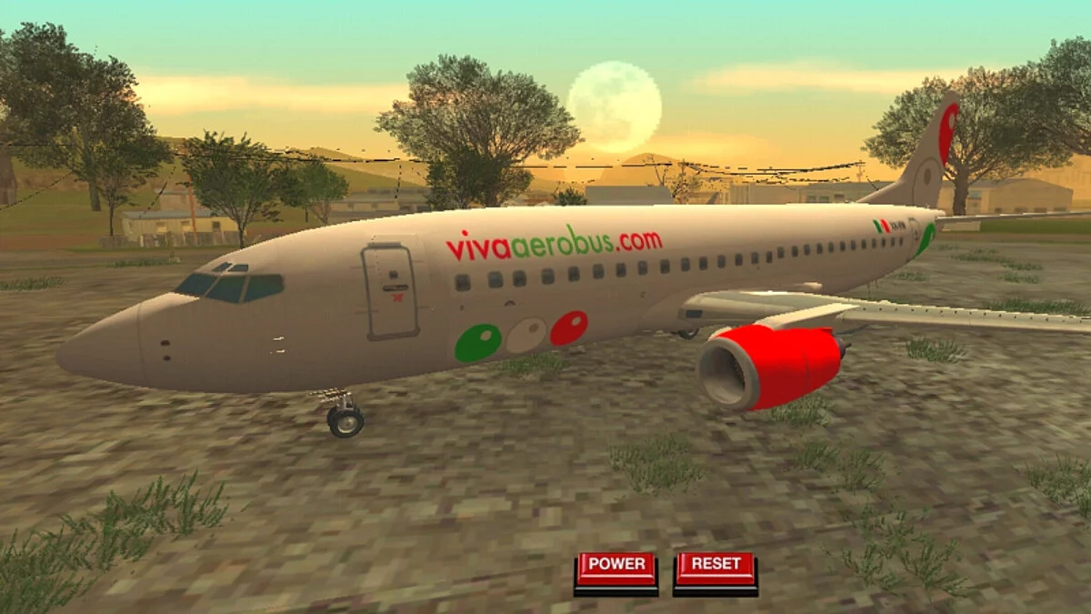 Boeing 737 «VivaAerobus»  / GTA San Andreas (iOS, Android)