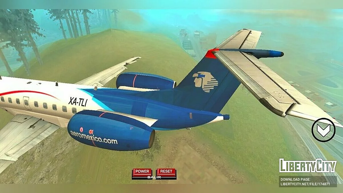 Avión De AeroMexíco / GTA San Andreas (iOS, Android)