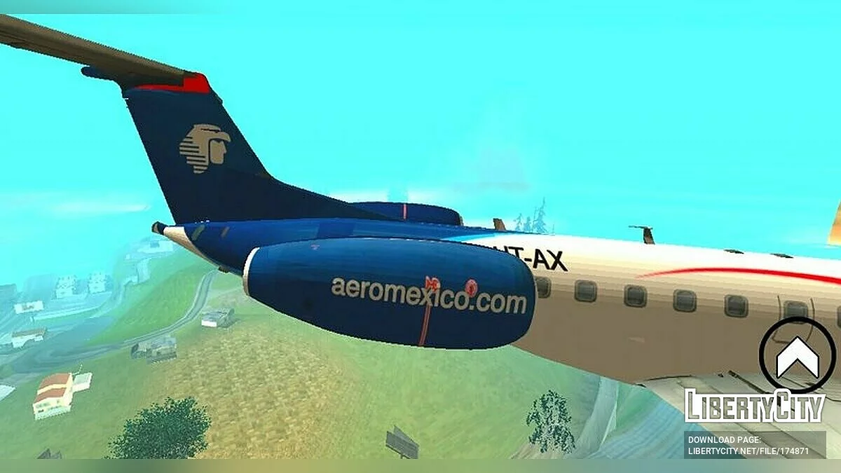 Avión De AeroMexíco / GTA San Andreas (iOS, Android)