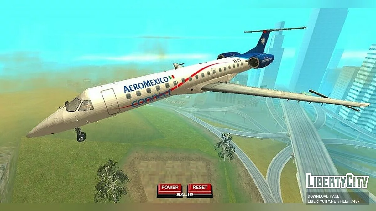 Avión De AeroMexíco / GTA San Andreas (iOS, Android)