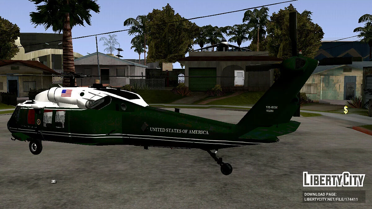 VH-60N White Hawk / GTA San Andreas (iOS, Android)
