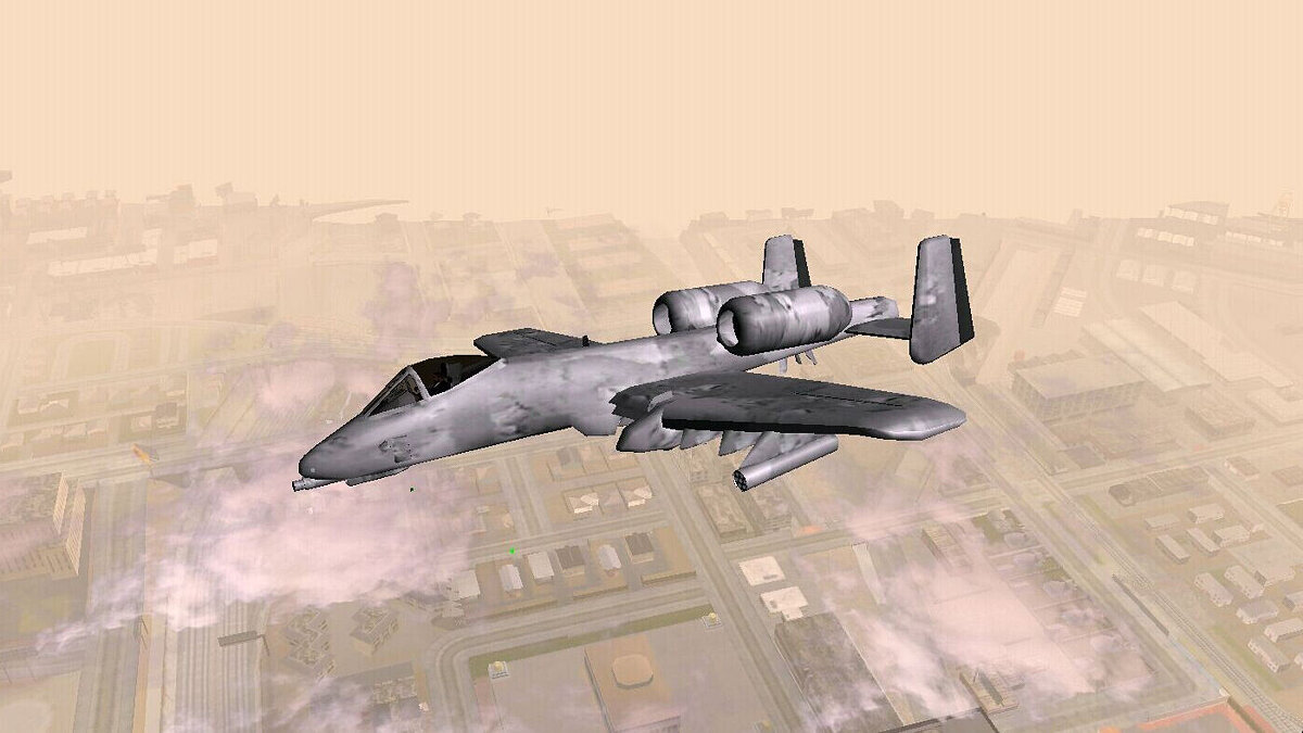 Скачать A-10 Thunderbolt [Только DFF] для GTA San Andreas (iOS, Android)