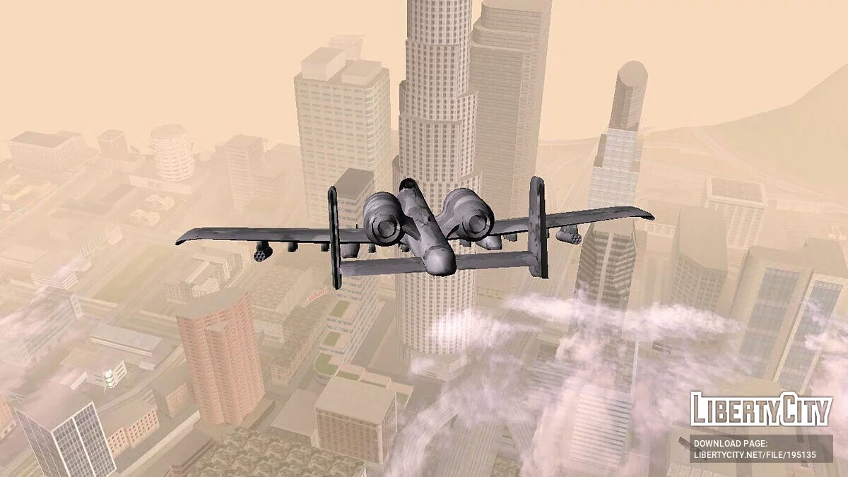 A-10 Thunderbolt [Только DFF] / GTA San Andreas (iOS, Android)