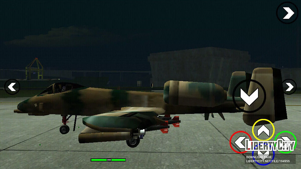 A-10 Warthog Rustler V2 / GTA San Andreas (iOS, Android)