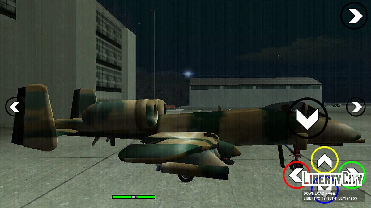 A-10 Warthog Rustler V2 / GTA San Andreas (iOS, Android)