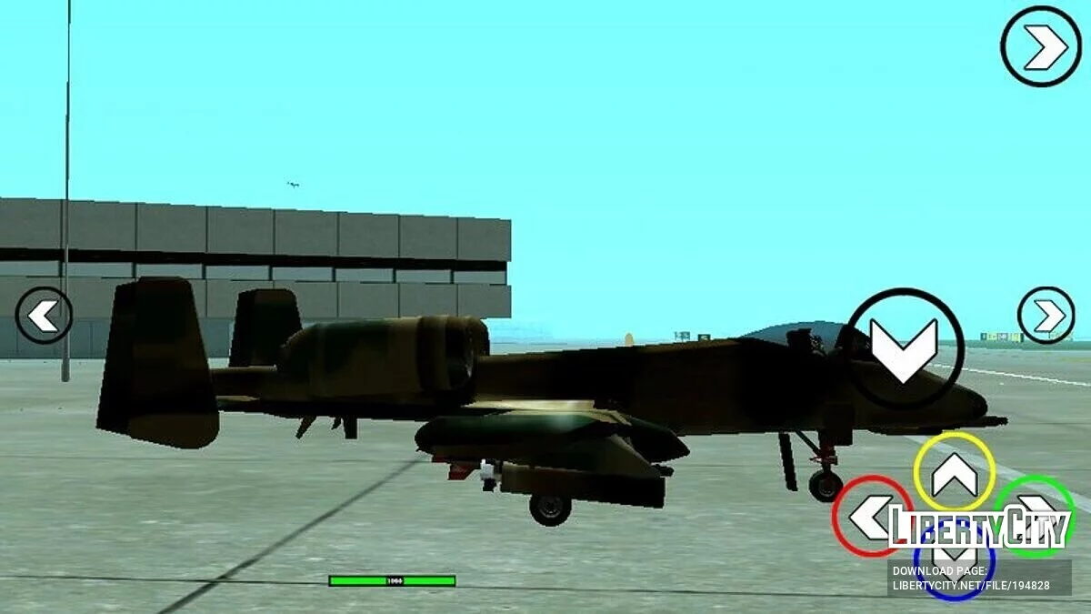 A-10 Warthog Rustler v3 / GTA San Andreas (iOS, Android)