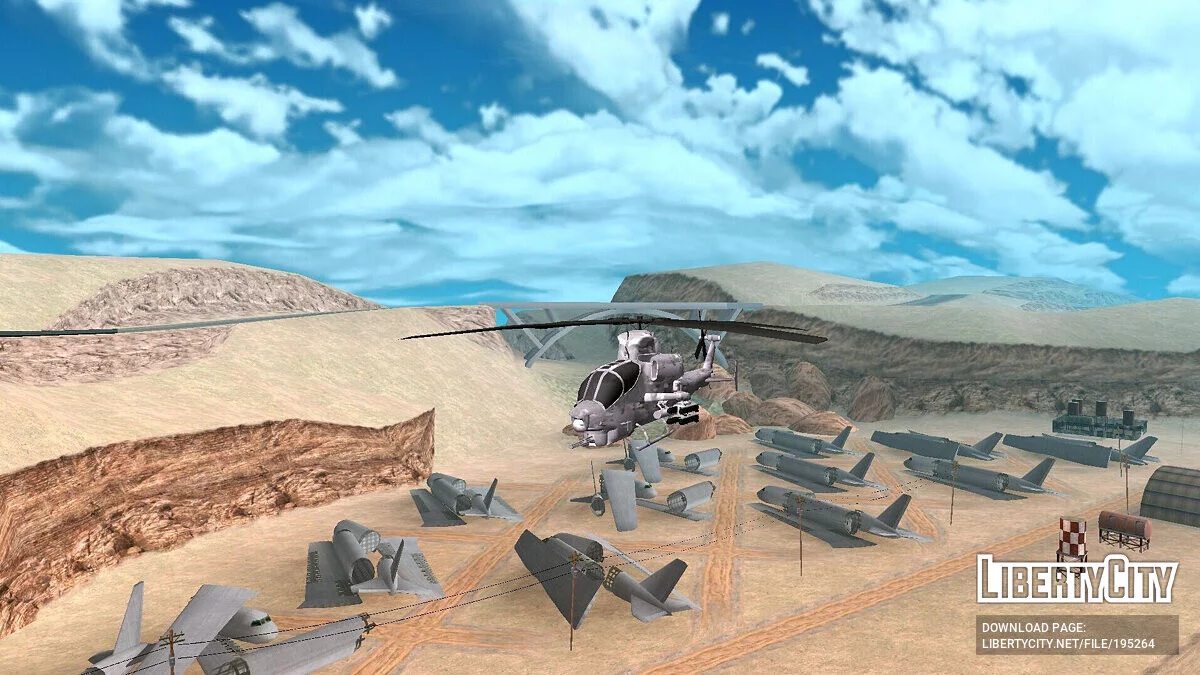 AH 1Z Viper [Только DFF] / GTA San Andreas (iOS, Android)