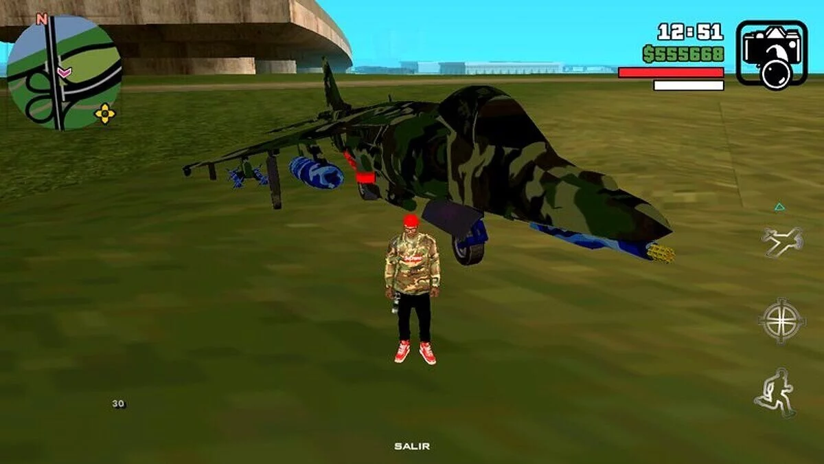 Av-8 Harrier II / GTA San Andreas (iOS, Android)