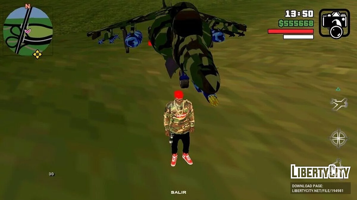 Av-8 Harrier II / GTA San Andreas (iOS, Android)