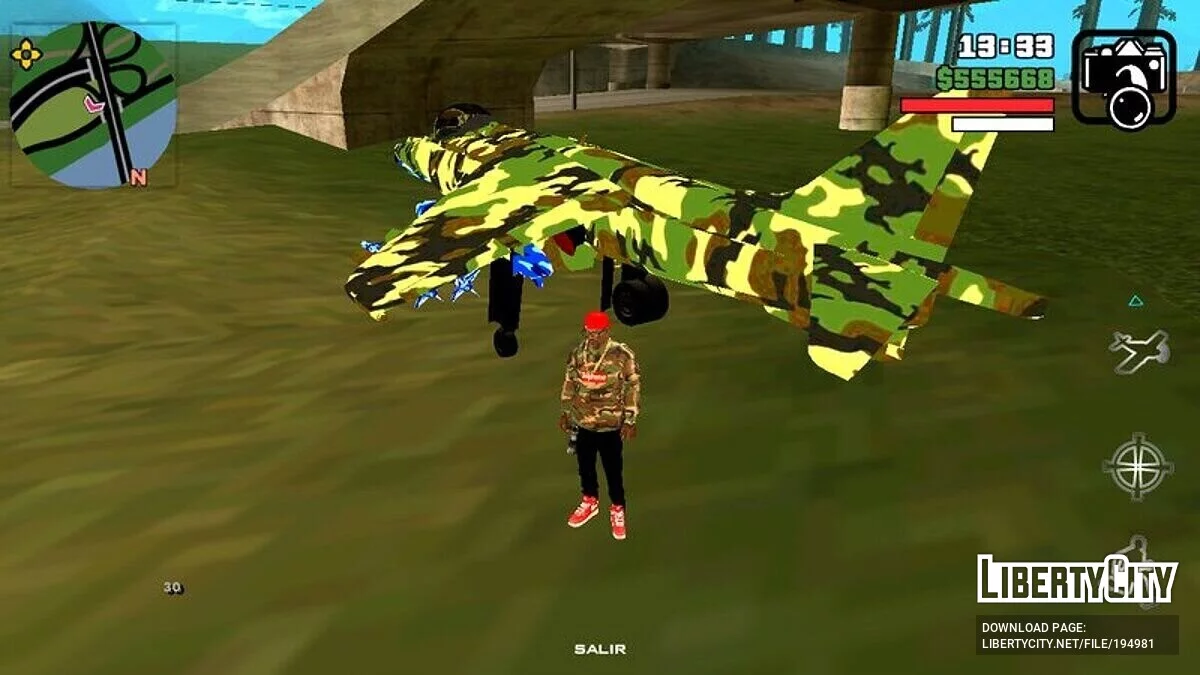 Av-8 Harrier II / GTA San Andreas (iOS, Android)