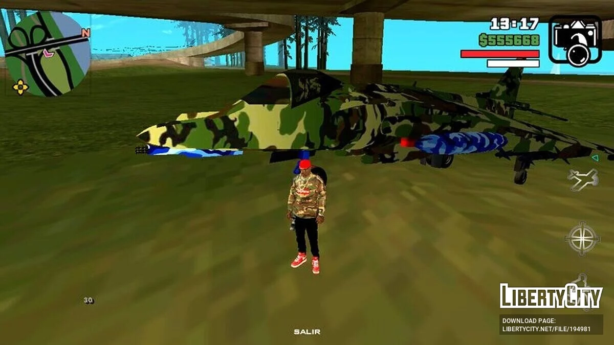Av-8 Harrier II / GTA San Andreas (iOS, Android)