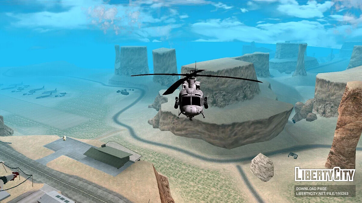 Bell UH-1Y Venom [DFF Only] / GTA San Andreas (iOS, Android)