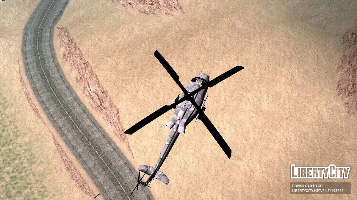 Bell UH-1Y Venom [DFF Only] / GTA San Andreas (iOS, Android)