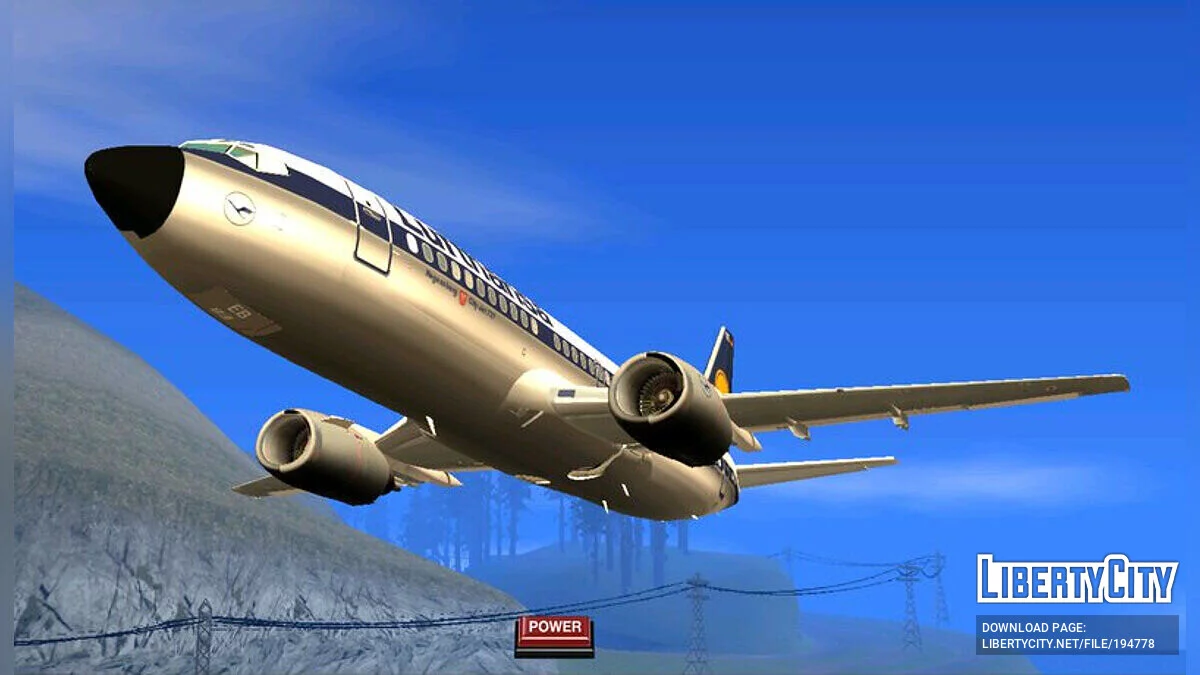 Boeing 737-300 / GTA San Andreas (iOS, Android)