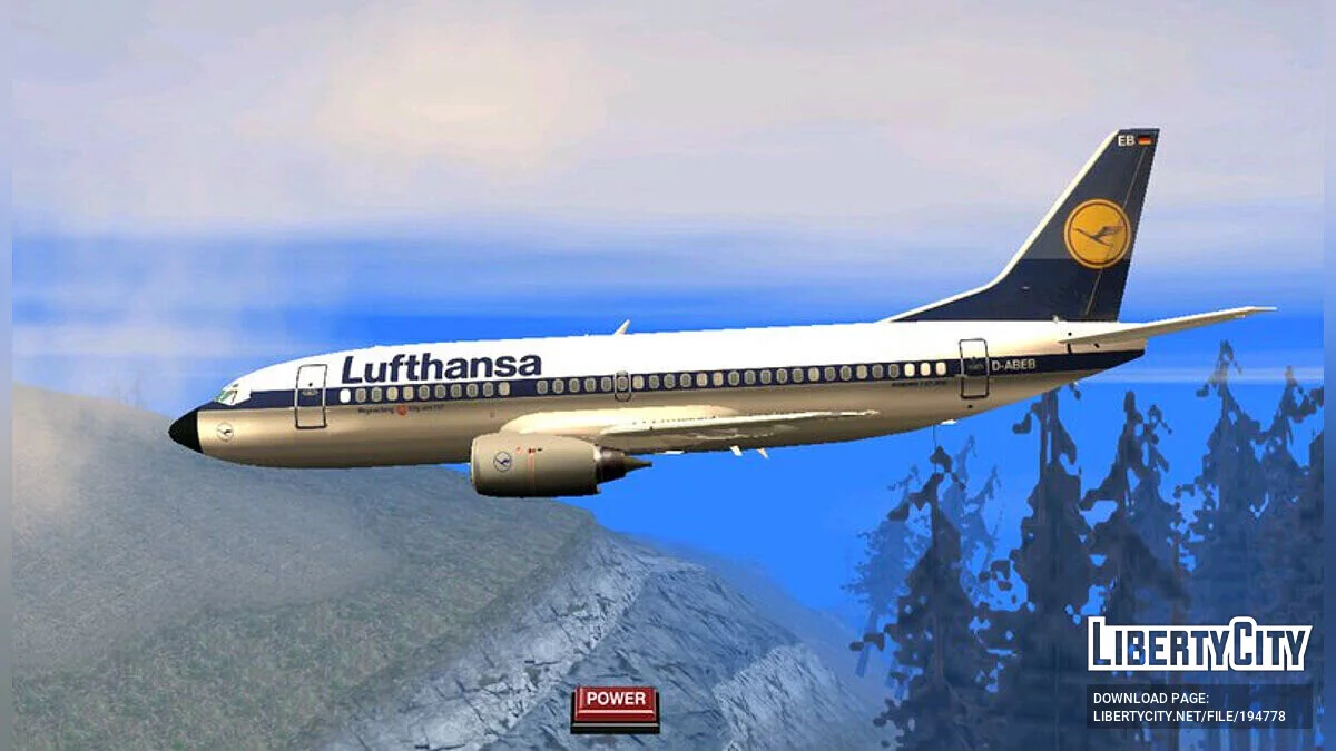 Boeing 737-300 / GTA San Andreas (iOS, Android)