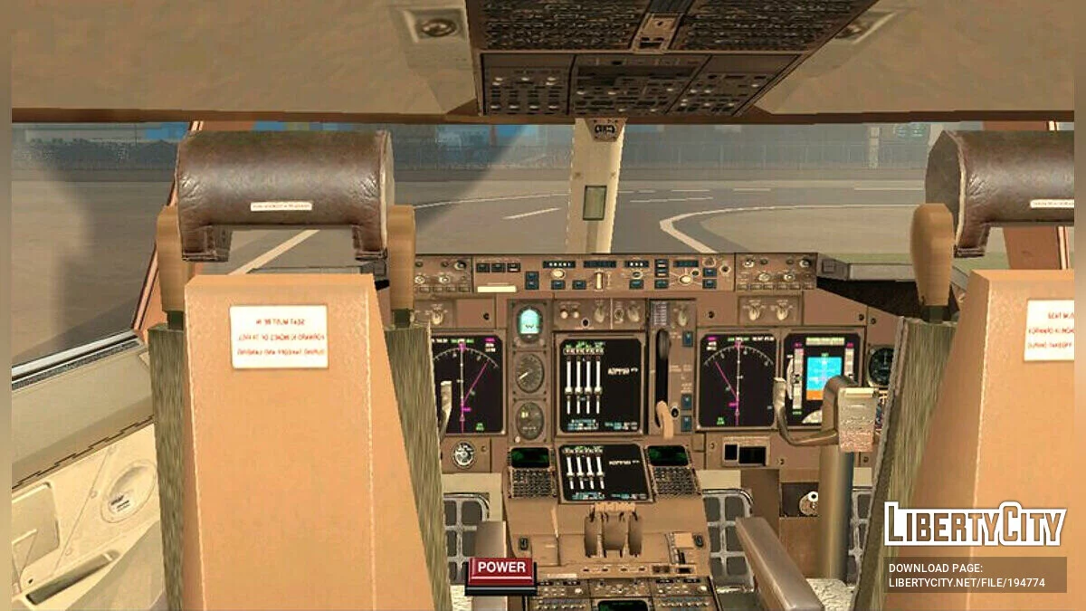 Boeing 747-400 / GTA San Andreas (iOS, Android)