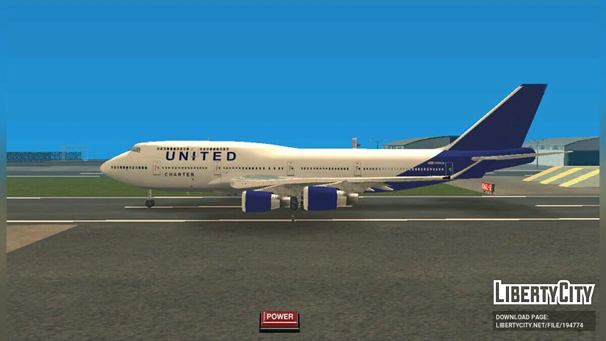 Boeing 747-400 / GTA San Andreas (iOS, Android)