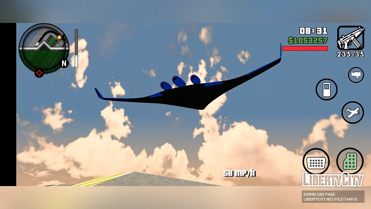 Boeing 797 [только DFF] / GTA San Andreas (iOS, Android)