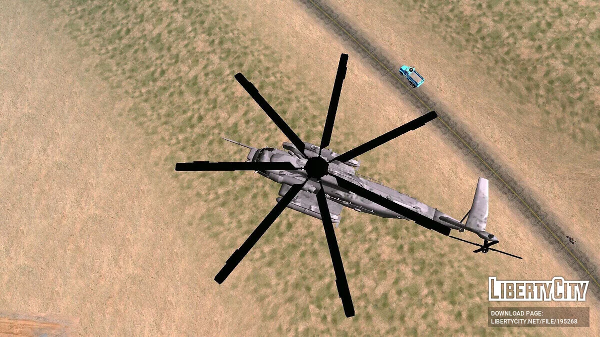 CH53 Pava Low [DFF Only] / GTA San Andreas (iOS, Android)