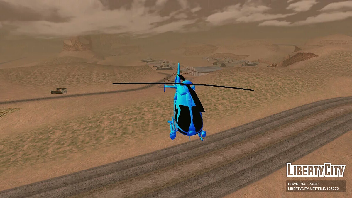 Eurocopter EU 150 [DFF Only] / GTA San Andreas (iOS, Android)