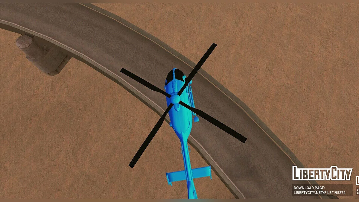 Eurocopter EU 150 [DFF Only] / GTA San Andreas (iOS, Android)