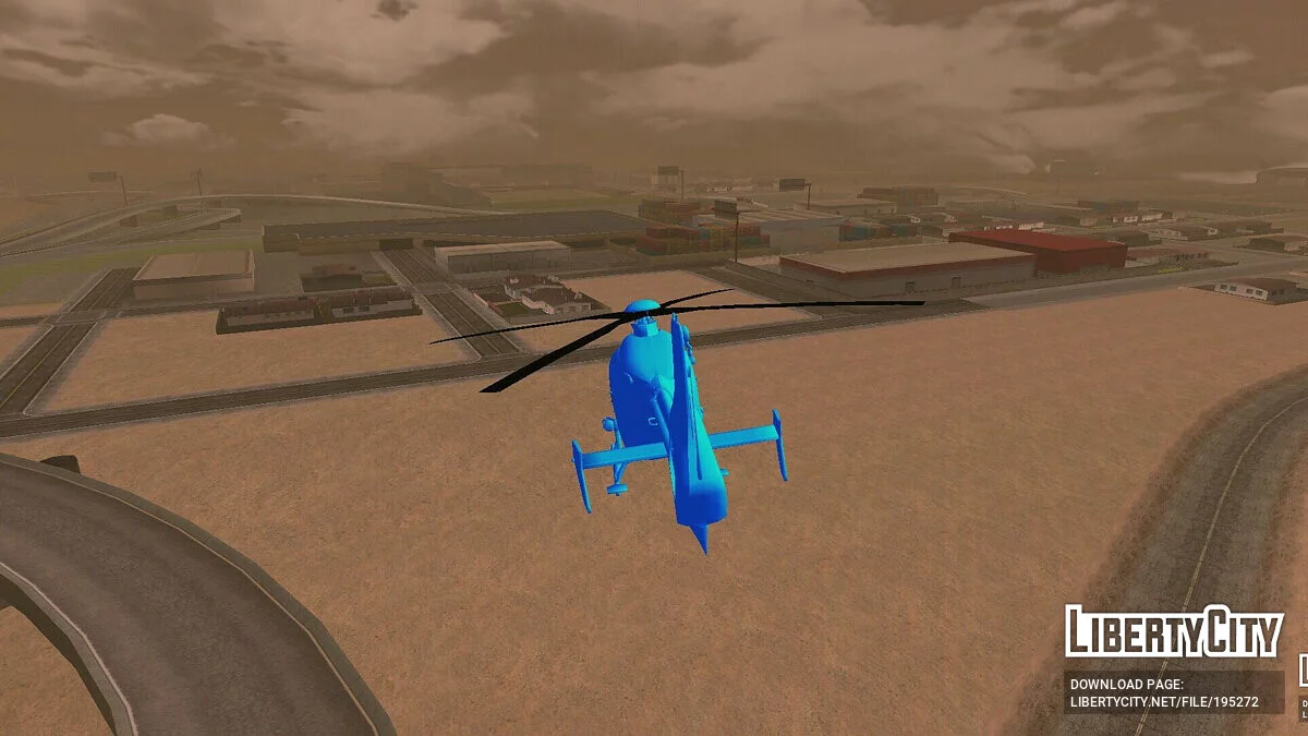 Eurocopter EU 150 [DFF Only] / GTA San Andreas (iOS, Android)