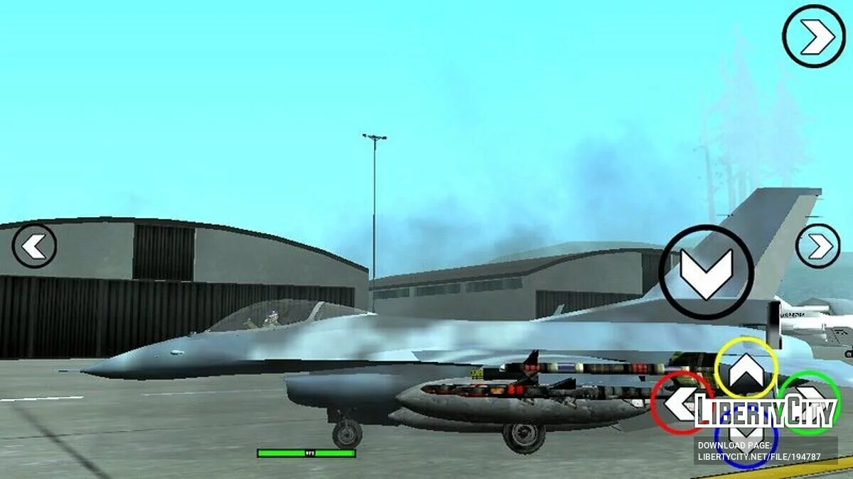 F-16c Hydra / GTA San Andreas (iOS, Android)