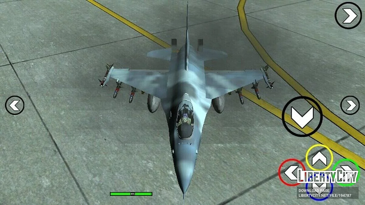 F-16c Hydra / GTA San Andreas (iOS, Android)
