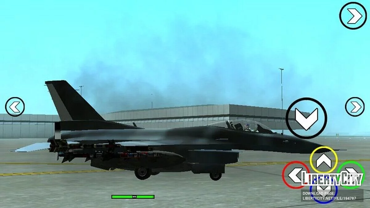 F-16c Hydra / GTA San Andreas (iOS, Android)