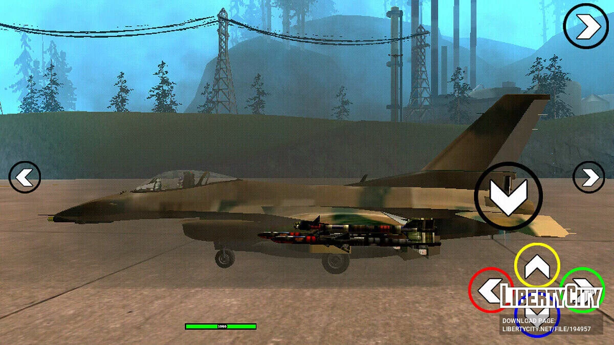 F-16f Hydra / GTA San Andreas (iOS, Android)