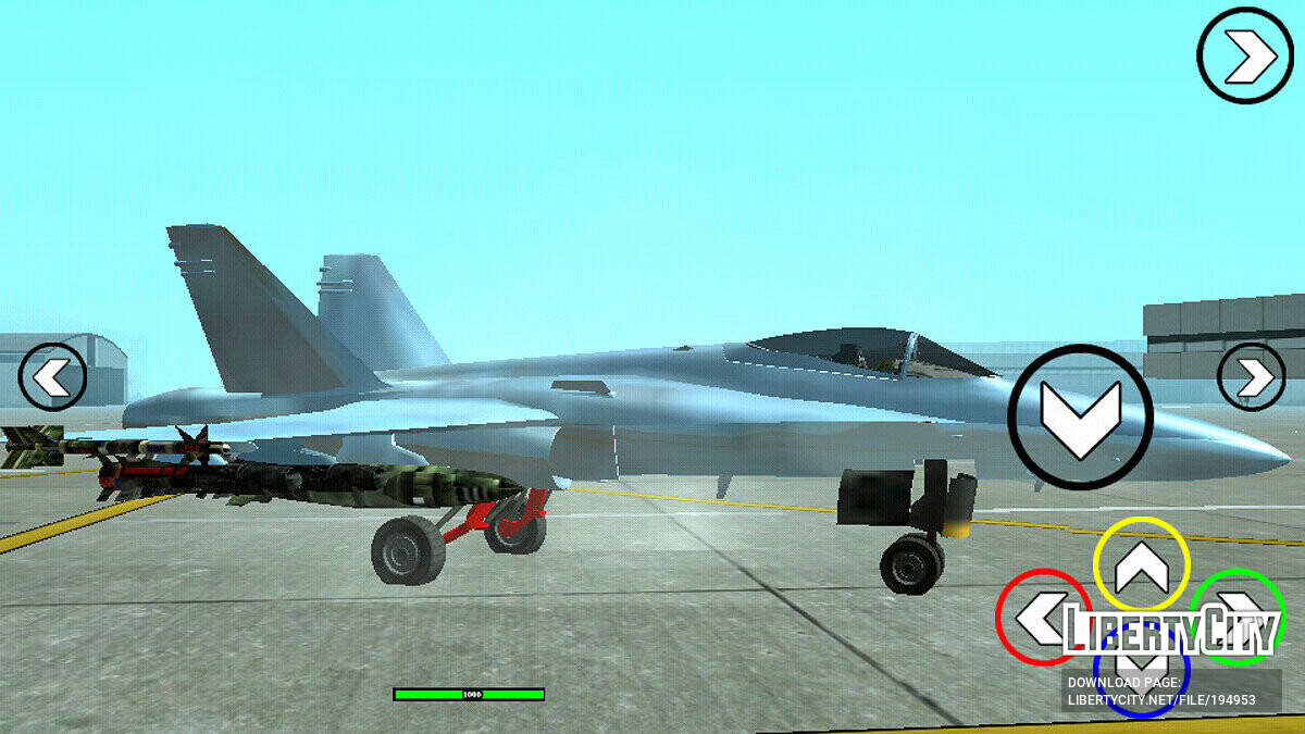 Скачать F-18 Hydra для GTA San Andreas (iOS, Android)