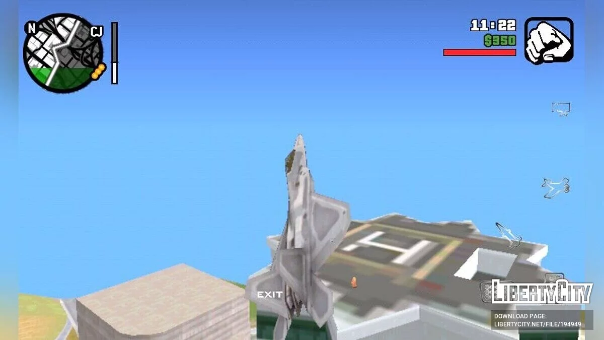 F-22 Raptor Clean Version / GTA San Andreas (iOS, Android)