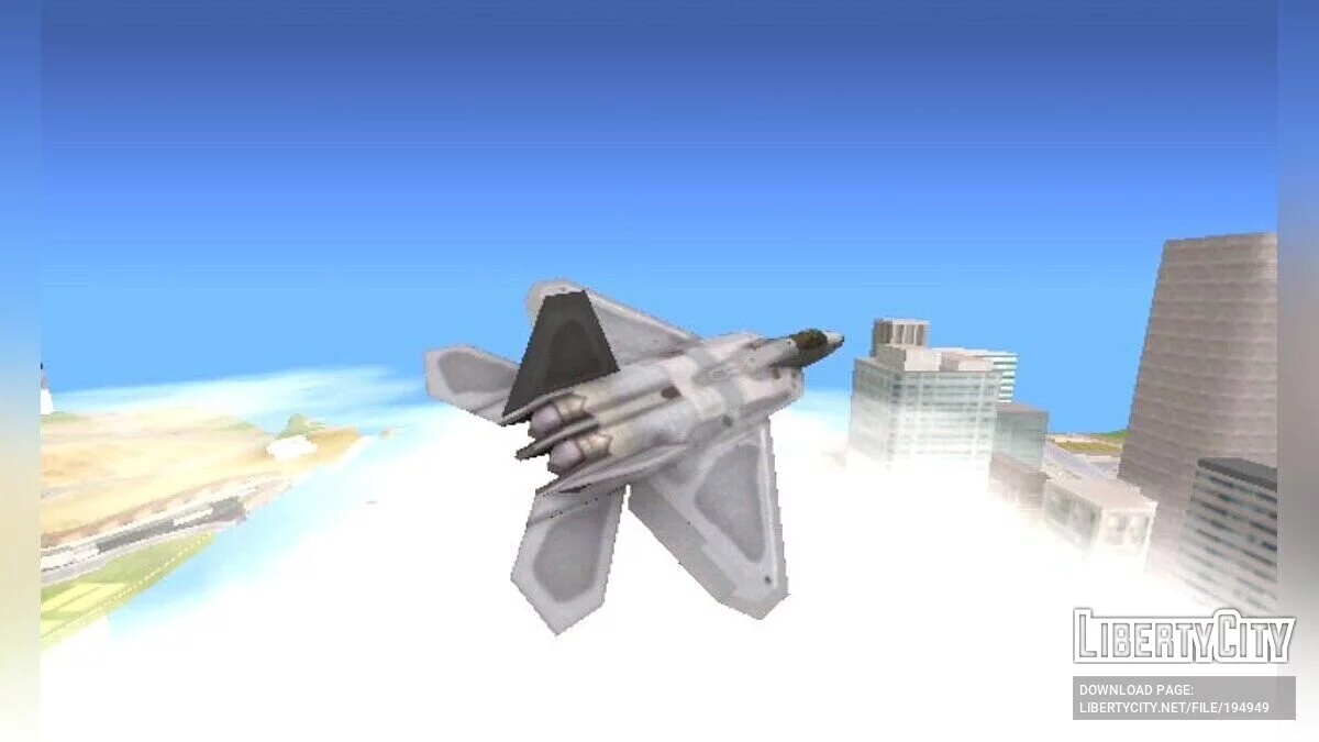 F-22 Raptor Clean Version / GTA San Andreas (iOS, Android)