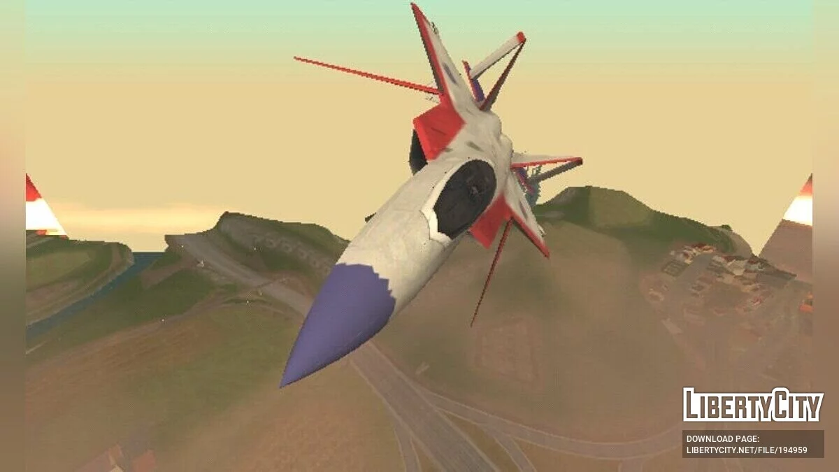 F-22 Raptor Old Starscream Decepticon / GTA San Andreas (iOS, Android)
