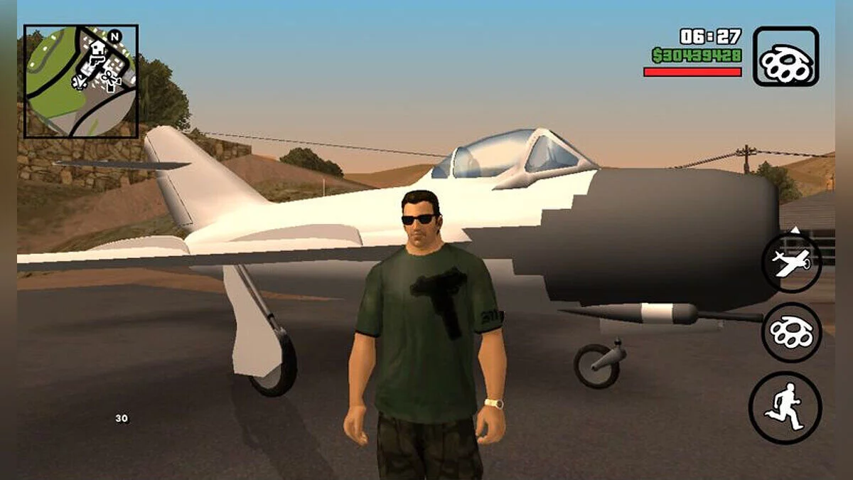 MiG-15 Airplane / GTA San Andreas (iOS, Android)