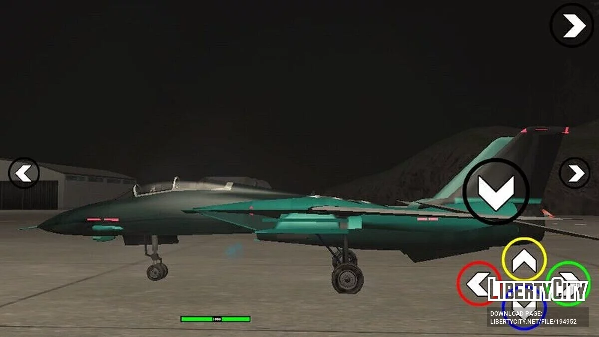 New F-14 Hydra V2 / GTA San Andreas (iOS, Android)