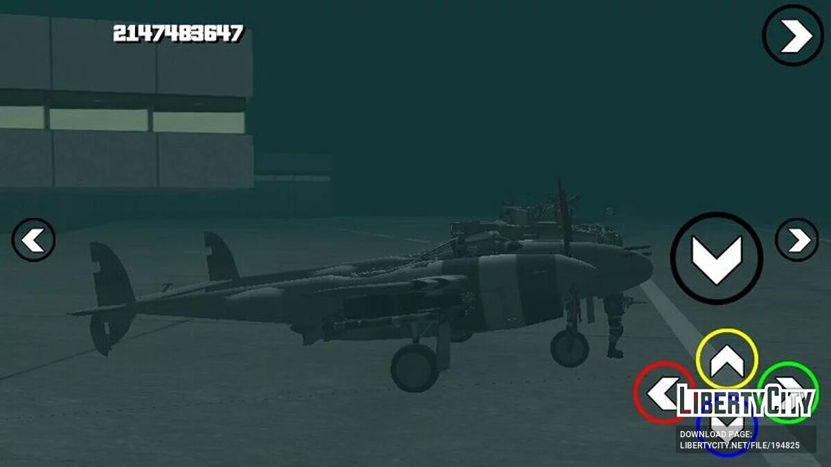 P38 Lightning Rustler / GTA San Andreas (iOS, Android)