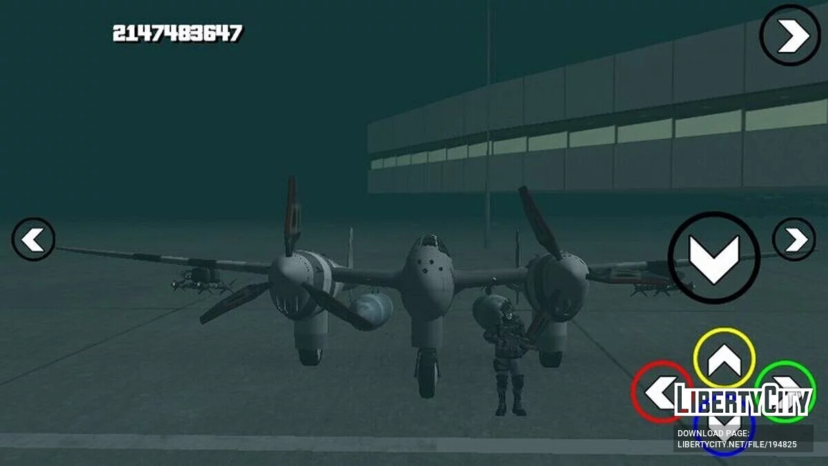 P38 Lightning Rustler / GTA San Andreas (iOS, Android)