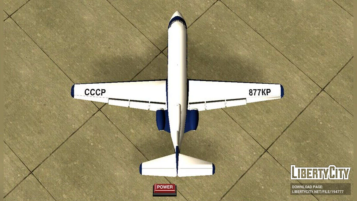 Yak-40 Airplane / GTA San Andreas (iOS, Android)