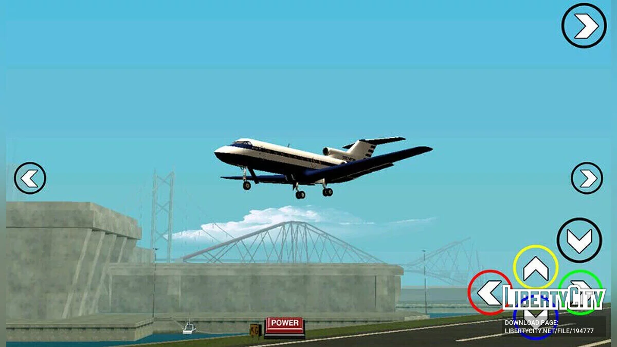 Yak-40 Airplane / GTA San Andreas (iOS, Android)